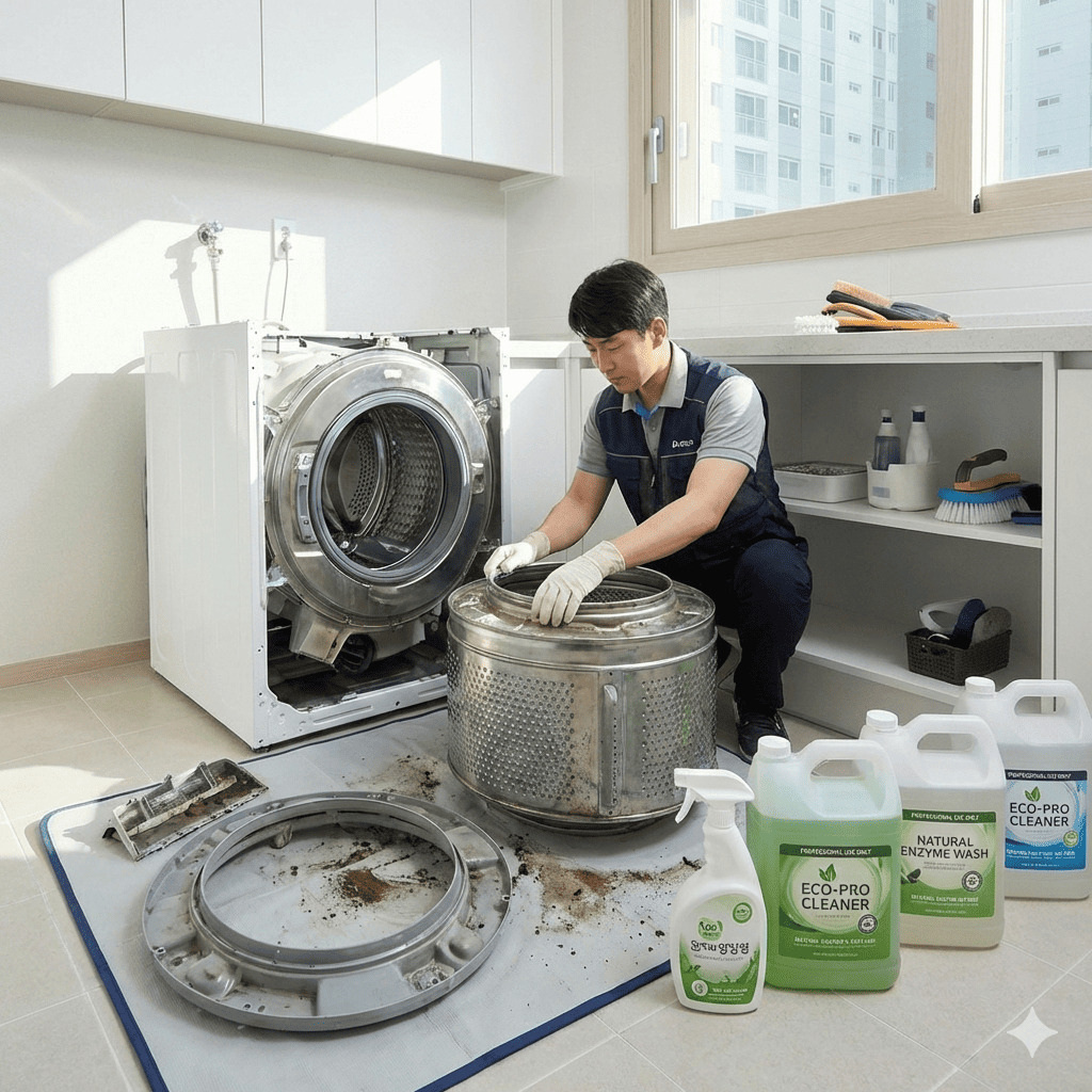 세탁기 분해 세척